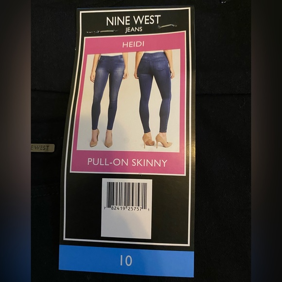 Nine West Ladies Heidi Pull On Pant - NWT - Black - Size 10 - Picture 3 of 4